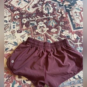 lululemon athletica Maroon Athletic Shorts